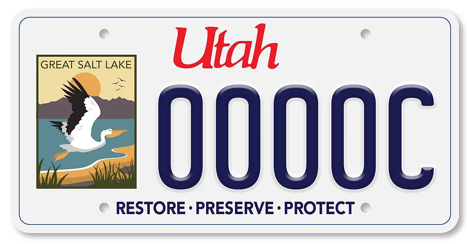 Great Salt Lake License Plate Now Available